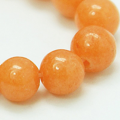 Wholesale Natural Mashan Jade Round Beads Strands Jewelryandfindings