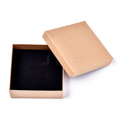 Wholesale Square Kraft Paper Jewelry Boxes Jewelryandfindings