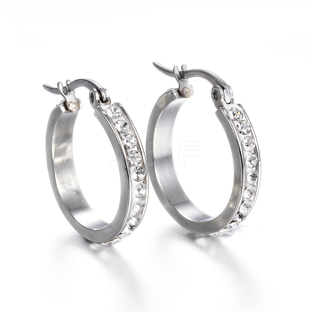 Wholesale 304 Stainless Steel Hoop Earrings - Jewelryandfindings.com