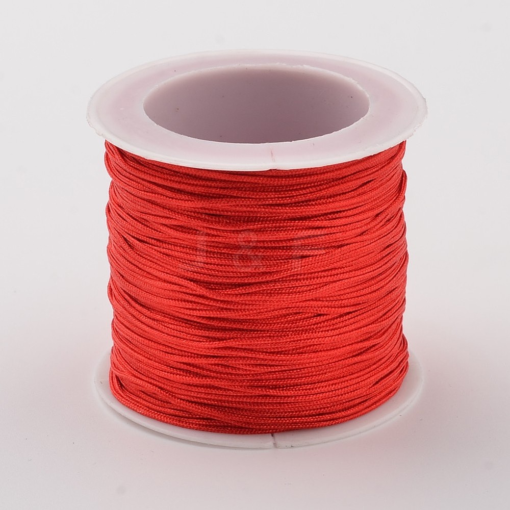 Wholesale Nylon Thread Cord, DIY Material for Jewerly Making, Red, 0 ...