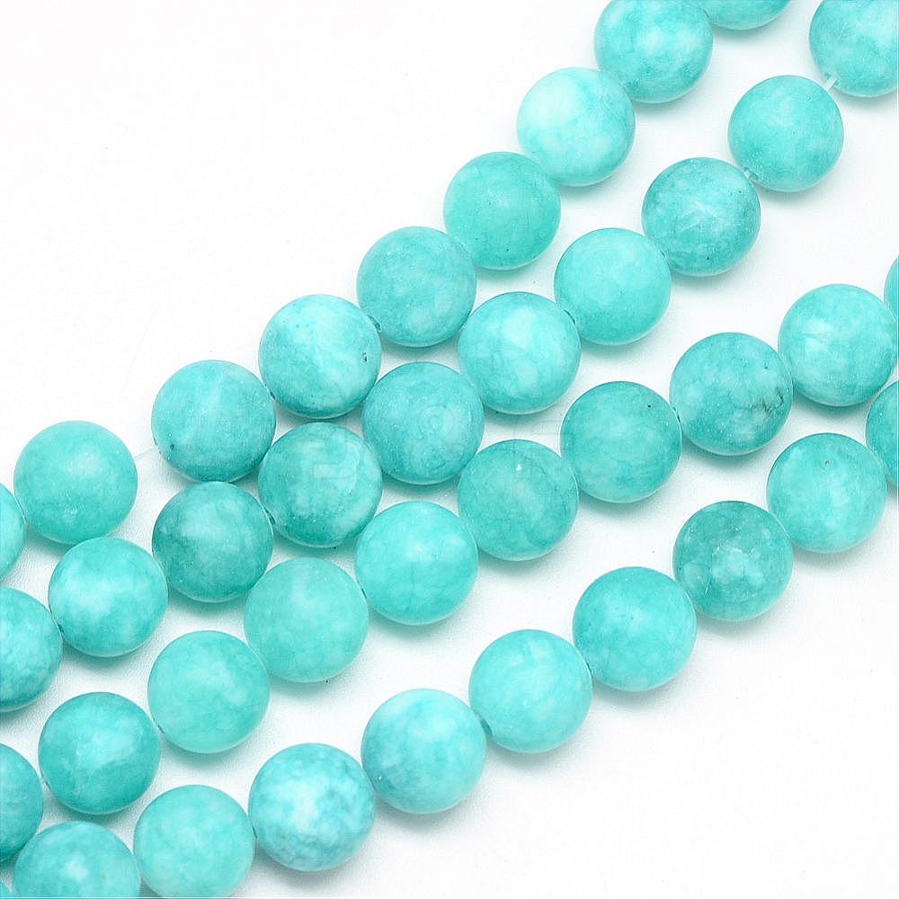 Wholesale Natural White Jade Bead Strands - Jewelryandfindings.com