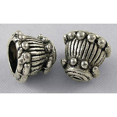 Tibetan Style Alloy Caps LF0393Y-NF-1