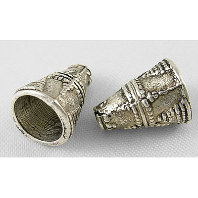 Tibetan Style Alloy Bead Cone LF0831Y-1