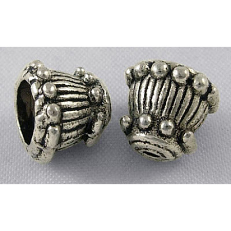 Tibetan Style Alloy Caps LF0393Y-NF-1