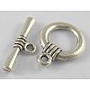 Tibetan Style Toggle Clasps LF1220Y-NF-1