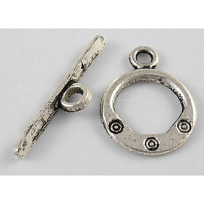 Tibetan Style Toggle Clasps LF1309Y-NF-1