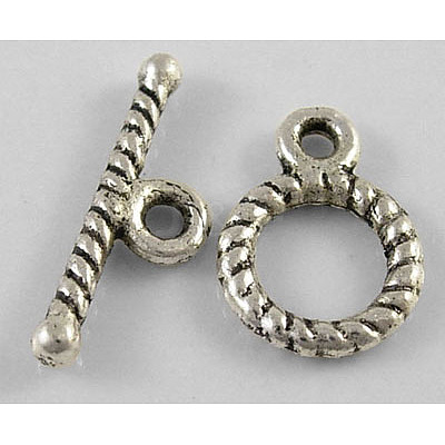 Tibetan Style Toggle Clasps LF5040Y-NF-1