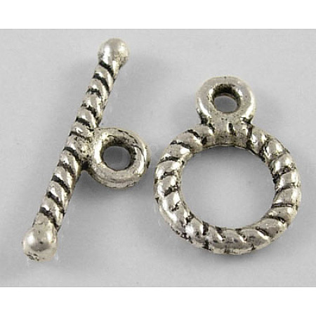 Tibetan Style Toggle Clasps LF5040Y-NF-1