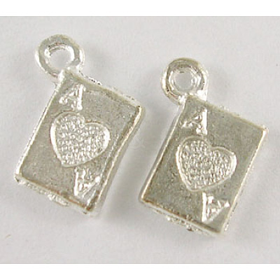 Tibetan Silver Color Plated Charms AC0322-S-1