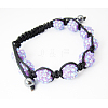 Fashion Diamond Resin Rhinestone Bracelets BJEW-A027-5-1