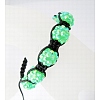 Fashion Diamond Resin Rhinestone Bracelets BJEW-A027-9-2