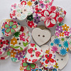 Sweetheart 2-hole Buttons with Various Painting Pattern NNA1135-1