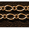 Iron Handmade Chains Figaro Chains Mother-Son Chains CHSM003Y-R-1