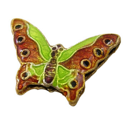 Handmade Cloisonne Beads CLB013Y-M-1