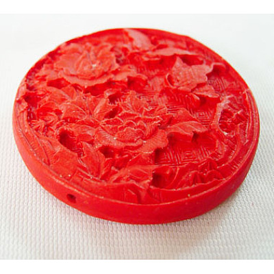 Cinnabar Beads CLB015Y-1