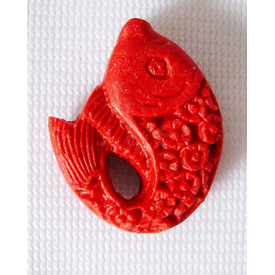 Cinnabar Beads CLBM011Y-1