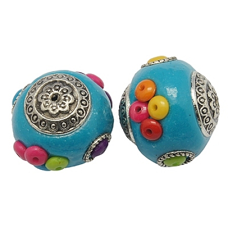 Handmade Indonesia Beads CLAY-G004-5-1