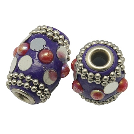 Handmade Indonesia Beads CLAY-G014-1-1