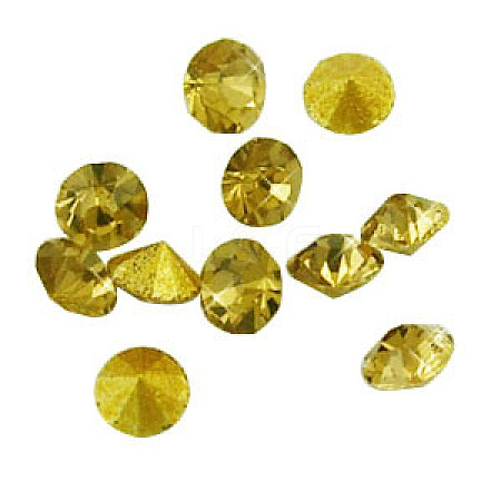 Glass Pointed Back Rhinestone CR2mm43Y-1