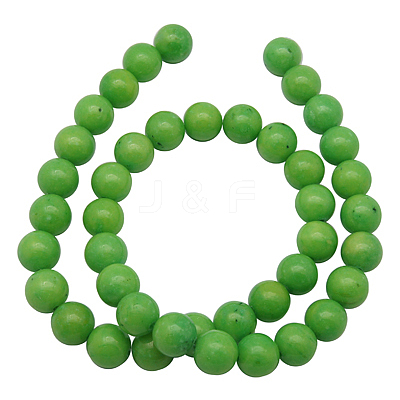 Natural Mashan Jade Beads Strands DJAD-12D-17-2-1