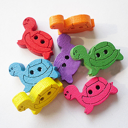 Tortoise Buttons with 2-Hole NNA0Z6Z-1