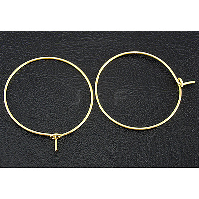 Brass Wine Glass Charm Rings EC067-1NFG-1