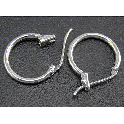 Brass Hoop Earrings EC107-1NF-1