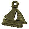Tibetan Style Alloy Pendants EDD022Y-AB-1