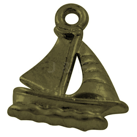 Tibetan Style Alloy Pendants EDD022Y-AB-1