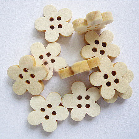 Flower Buttons with 4 Hole NNA0Z3E-1