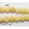 Natural Yellow Jade Beads G-Q277-1-1