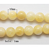 Natural Yellow Jade Beads G-Q278-1-1