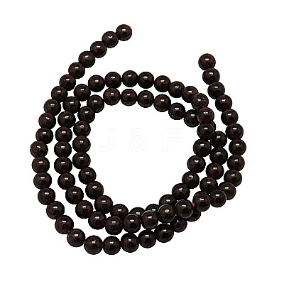 Natural Garnet Bead Strands G-A036-B-1