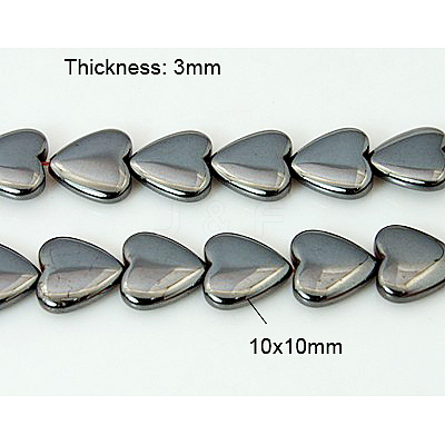 Non-Magnetic Synthetic Hematite Bead Strands G-C014-4-1