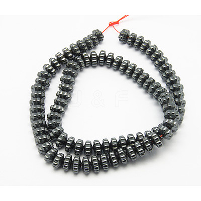 Non-Magnetic Synthetic Hematite Beads Strands G-D015-14-1