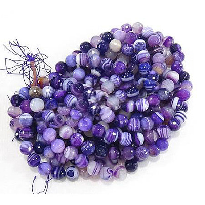 Natural Madagascar Agate Beads Strands G-N213C-61-1