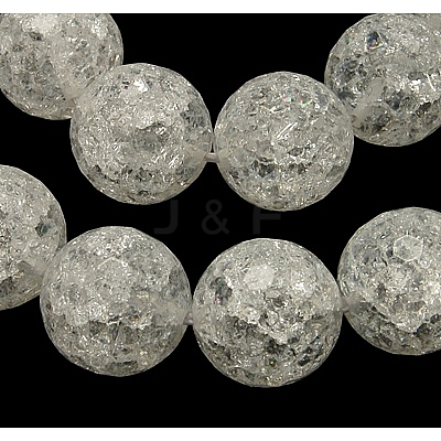 Synthetic Crackle Quartz Beads Strands G-SF14MM-44-1
