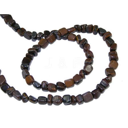 Natural Tiger Iron Beads Strands G365-4-1