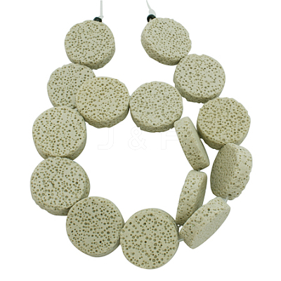 Natural Lava Rock Beads Strands G538-3-1
