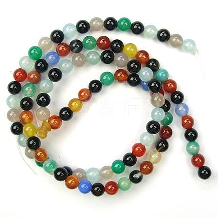 16 inch Round Gemstone Strands GSR6mmC136-1