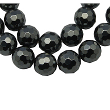 Magnetic Synthetic Hematite Beads Strands HEMA-8D-8