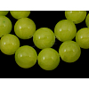 Natural Yellow Jade Beads Strands JBR6mm-12-1