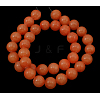 Natural Yellow Jade Beads Strands JBR6mm-34-2