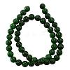 Dyed Natural Yellow Jade Beads JBR8mm-14-1