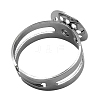 Brass Ring Components KK-C1297-2
