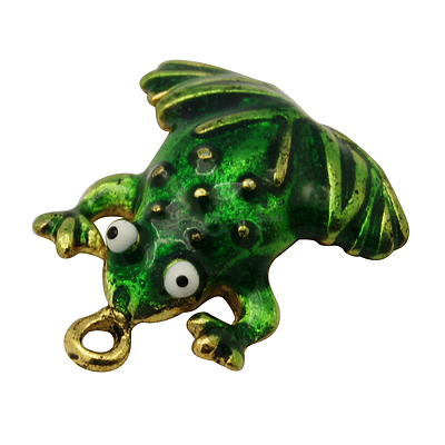 Brass Enamel Pendants KK-A029-1-1