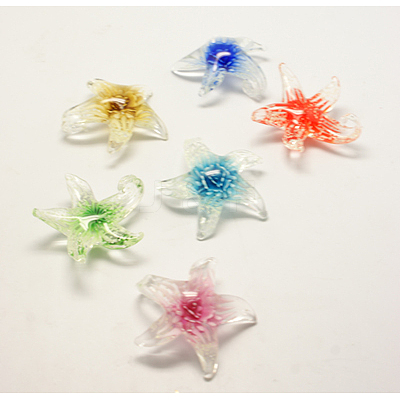 Handmade Lampwork Pendants LAMP-H030-M-1