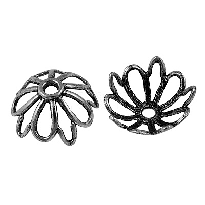 Tibetan Style Fancy Bead Caps LF11330Y-1