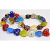 Handmade Millefiori Glass Beads Strands LK23-1