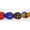 Handmade Millefiori Glass Beads Strands LK23-2